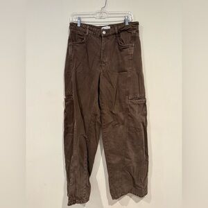 Zara Women’s Brown Cargo Pants